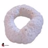 Baby White Hand Knitted Scrunchie