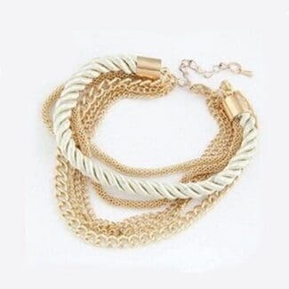 Hand Woven Rope Chain Bracelet