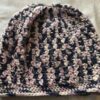 Pink, Blue, & Cream Messy Bun Hat