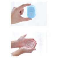 Click to view full screen Portable Travel-Sized Soap Holder and 20 Sheets of Soap