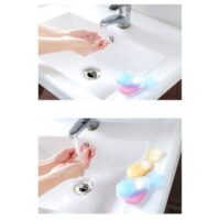 Portable Travel-Sized Soap Holder and 20 Sheets of Soap