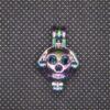 Rainbow Skull w/Headphones Cage