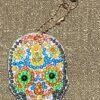 Skull Crystal Rhinestone Keychain #1