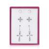 Cross Trio Earring Set