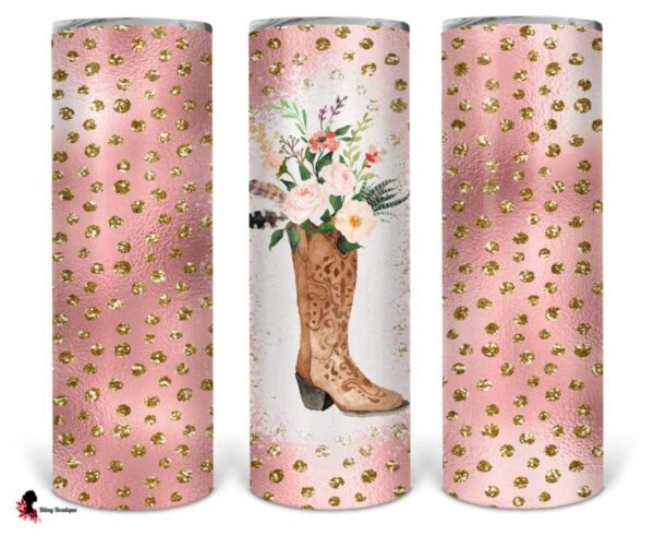 Roses & Boot 20 oz Tumbler