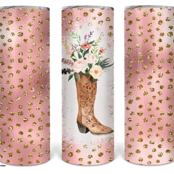 Roses & Boot 20 oz Tumbler