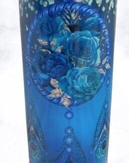 Peacock Feathers & Roses Dreamcatcher 20 oz Tumbler