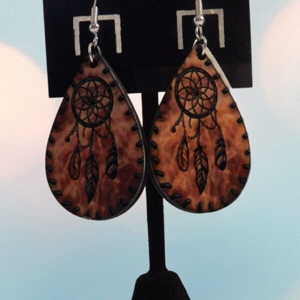 Dreamcatcher Teardrop Earrings