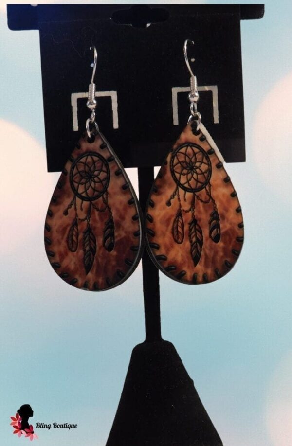 Dreamcatcher Teardrop Earrings