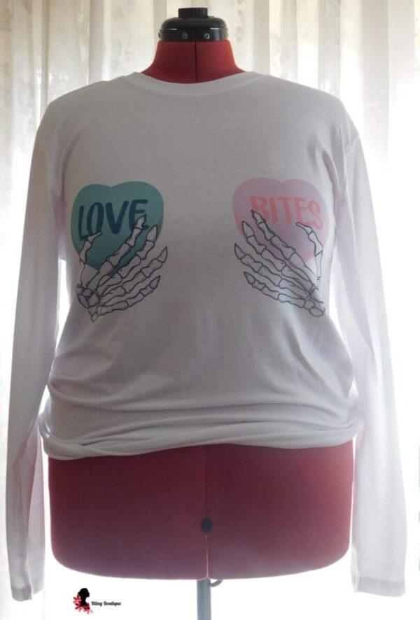 Love Bites - White - Long Sleeve