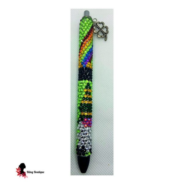 Rhinestone St. Patrick's Gnome Pen