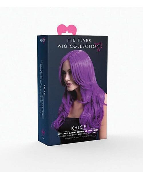 Smiffy The Fever Wig Collection Khloe - Neon Purple