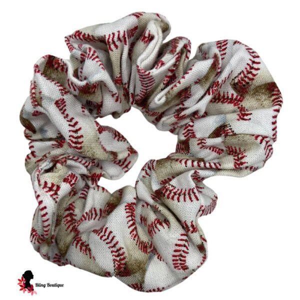 Baseball Scrunchie