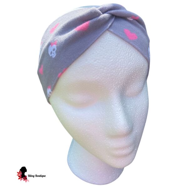 Girly Skulls Twisted Headband