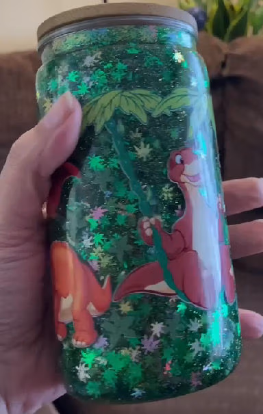 Dino Snowglobe Tumbler