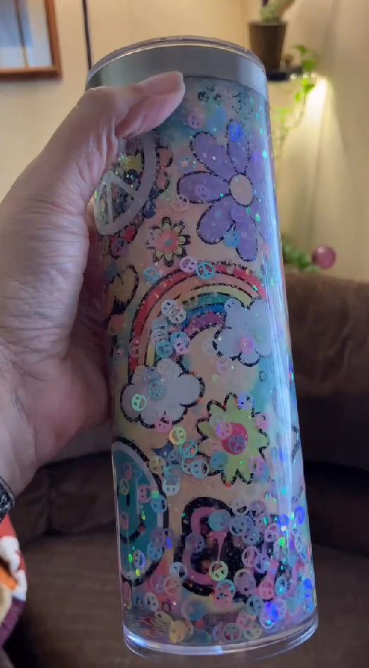 Happy Snowglobe Tumbler