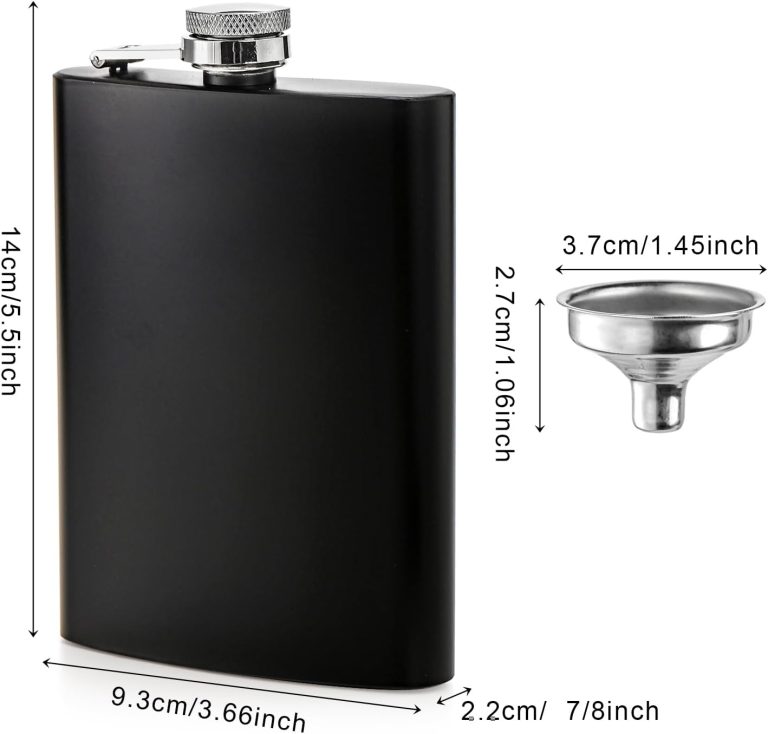 Custom Flask - Silver Top