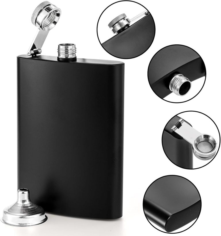 Custom Flask - Silver Top