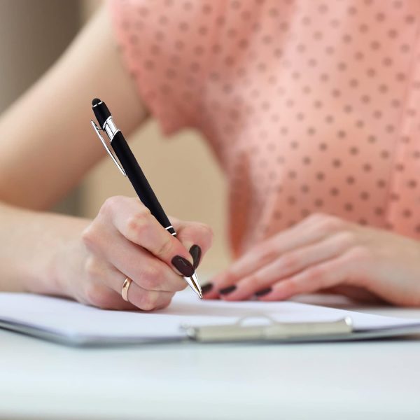 Custom Black Stylus Pen