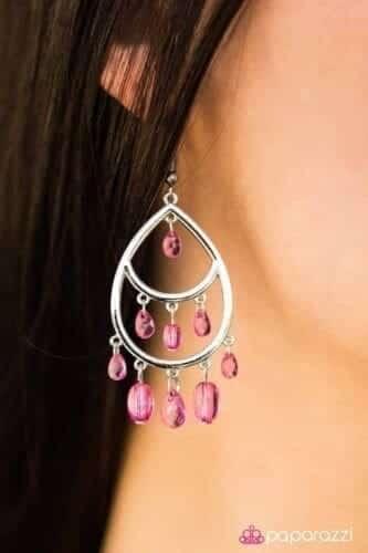 Sparkling Soiree Pink Earring