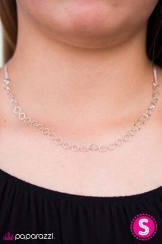 Steampunk Shimmer Silver Necklace