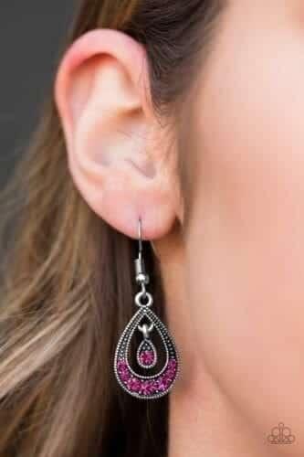 Downtown Princess Pink Earring - Image 2