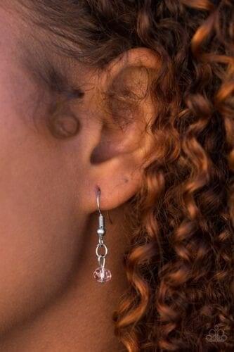 Sparkle Brilliantly Pink Necklace - Image 3