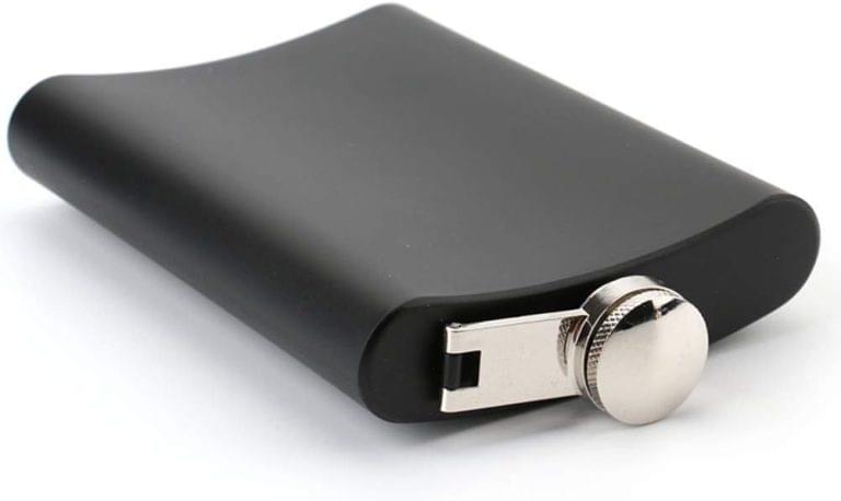 Click to view full screen Custom Flask - Silver Top