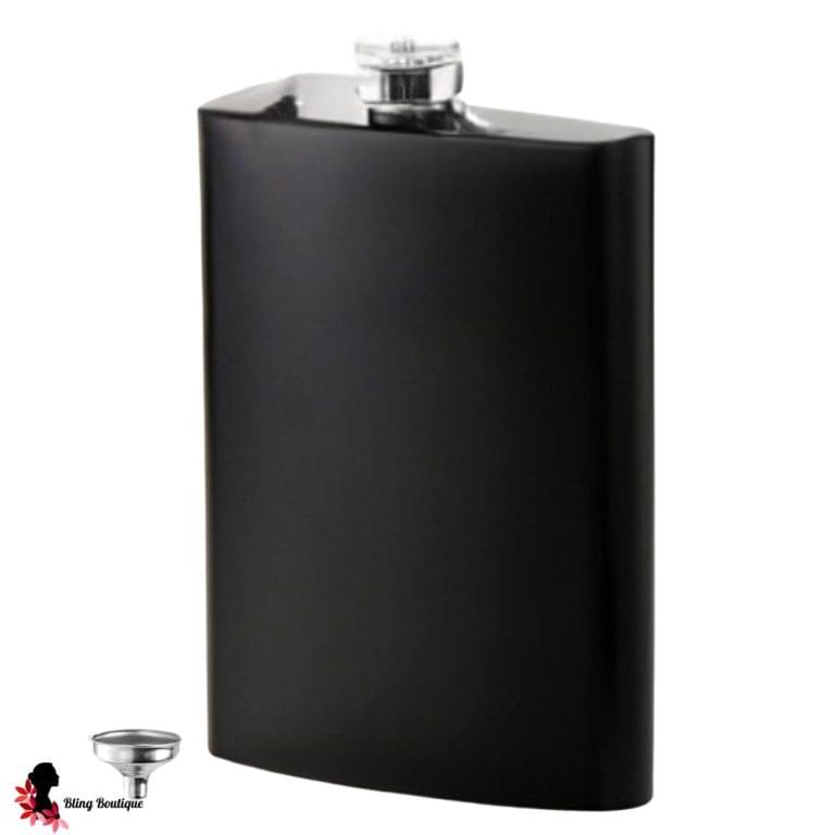 Click to view full screen Custom Flask - Silver Top